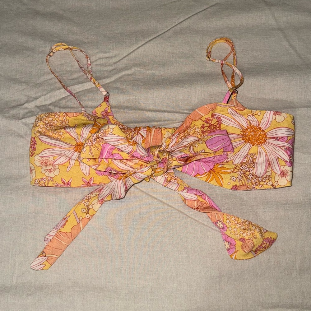 H&M Floral 2 piece short and crop top set - Picture 4 of 7